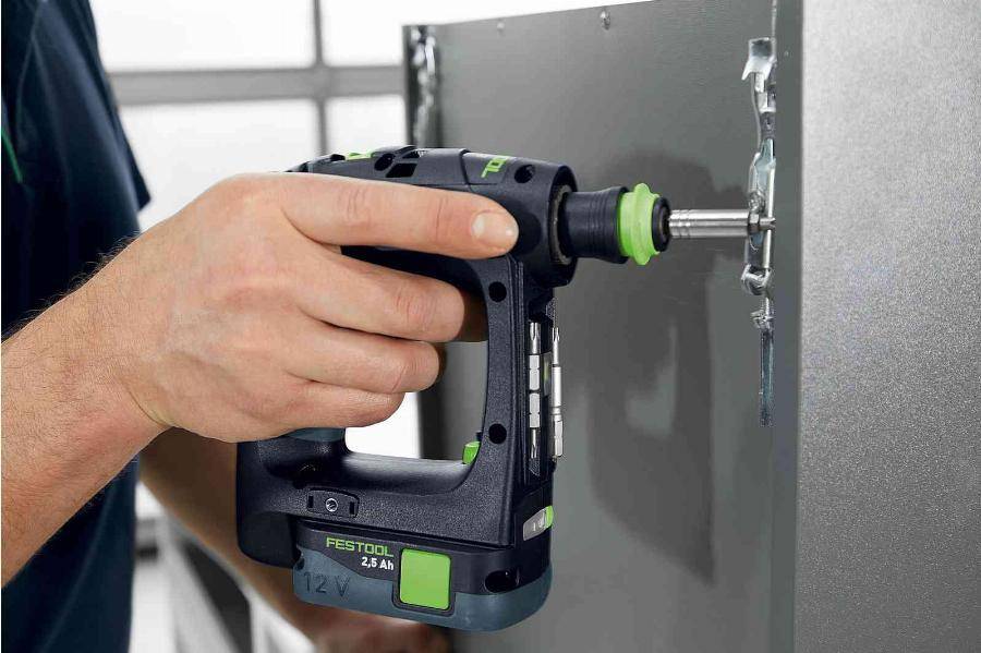 Perceuse visseuse sans fil CXS 12 2,5-Set - FESTOOL - avec 2 batteries 10.8v 2.5Ah - chargeur - accessoires - systainer - 576865 - Image 3