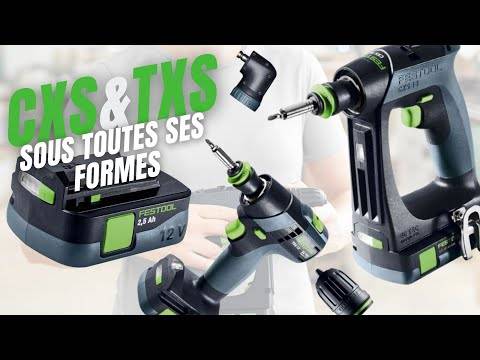 Perceuse visseuse sans fil CXS 12 2,5-Set - FESTOOL - avec 2 batteries 10.8v 2.5Ah - chargeur - accessoires - systainer - 576865 - Image 2
