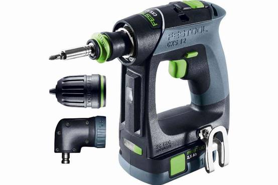 Perceuse visseuse sans fil CXS 12 2,5-Set - FESTOOL - avec 2 batteries 10.8v 2.5Ah - chargeur - accessoires - systainer - 576865 - Image 4
