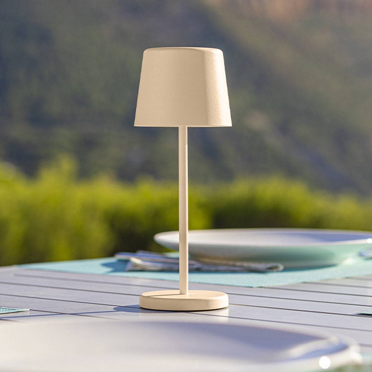 Lumisky - Lampe de table sans fil MINI KELLY Sable H22cm - Image 3