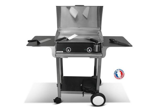 Pack plancha électrique PLANCHAELEC LUX 600 CARBON - CHARIOT RIVOLI - Image 1