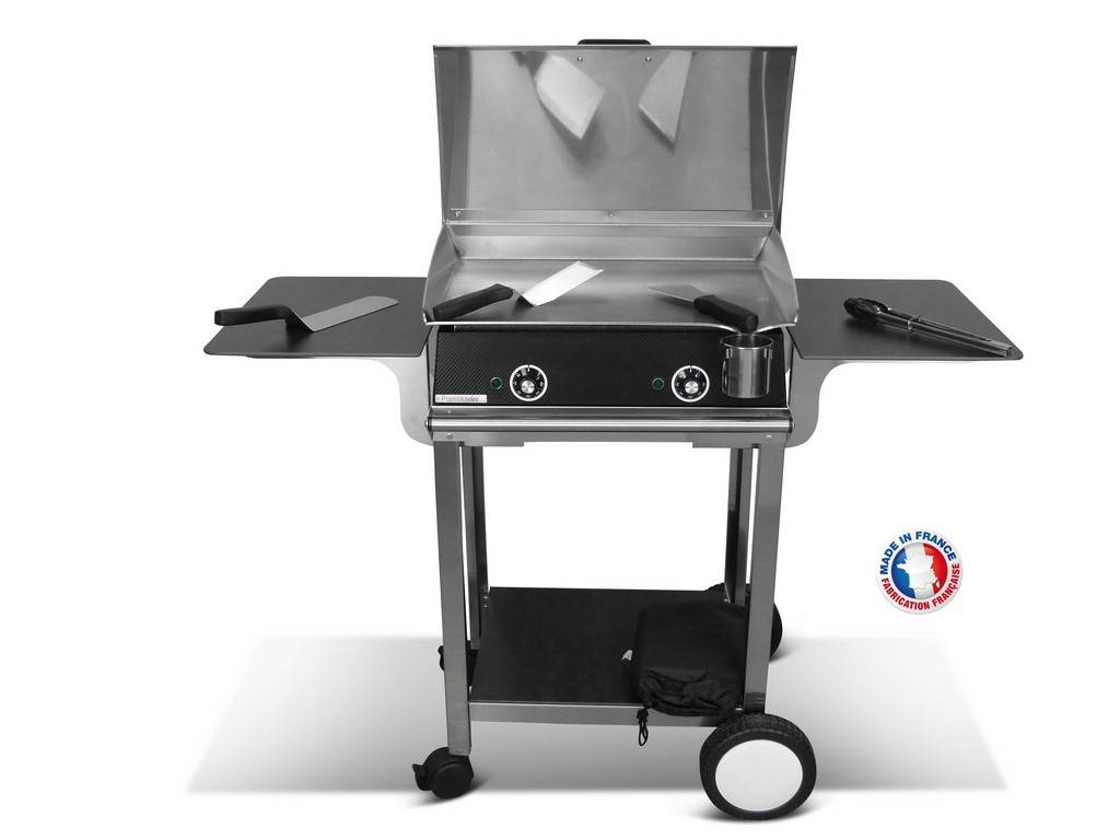 Pack plancha électrique PLANCHAELEC LUX 600 CARBON - CHARIOT RIVOLI - Image 1