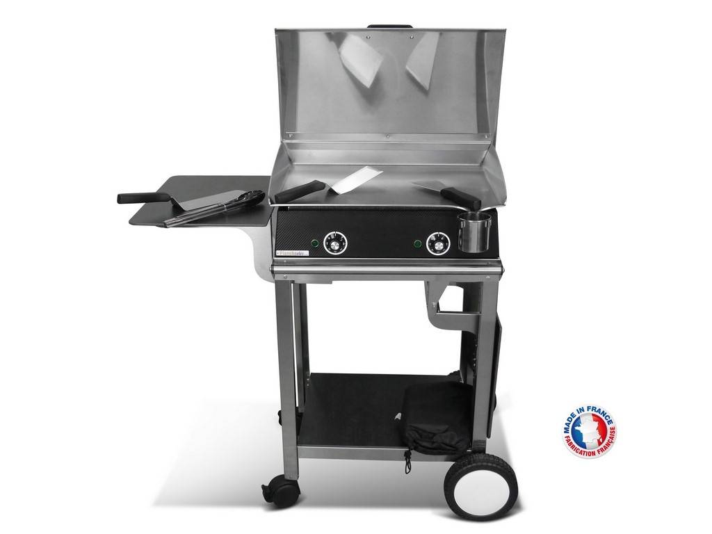 Pack plancha électrique PLANCHAELEC LUX 600 CARBON - CHARIOT RIVOLI - Image 2