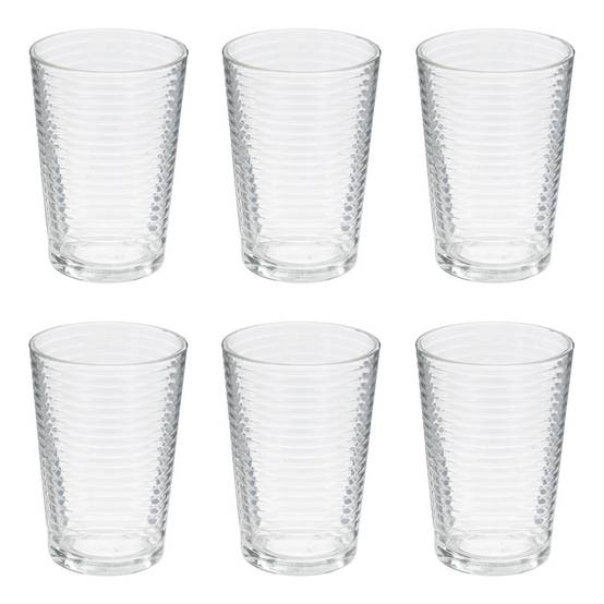 Lot de 6 Gobelets en Verre "Viteau" 20cl Transparent - Image 1