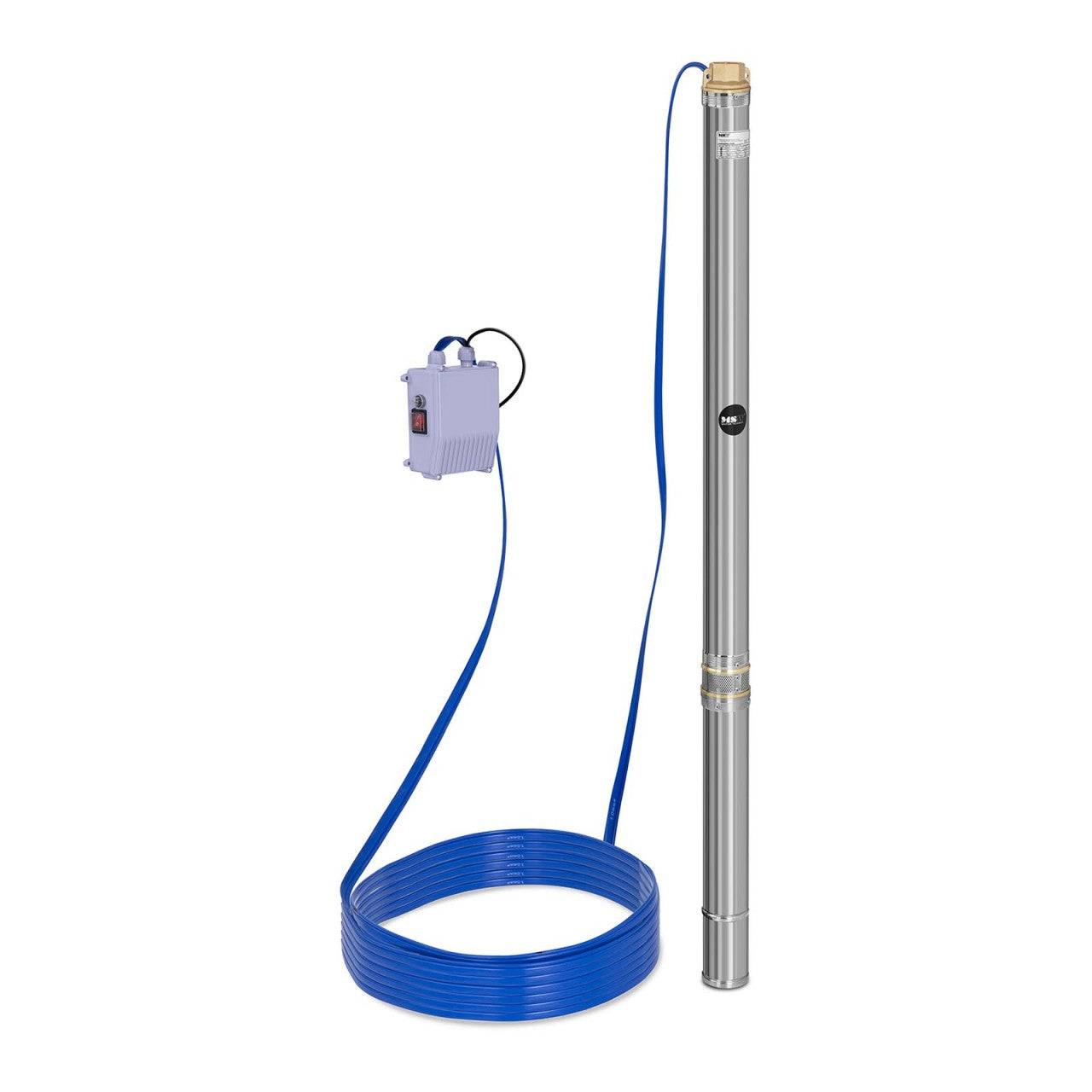 Pompe immergée pompe de puits submersible refoulement - 3 800 L/h - 750 Watts - acier inoxydable - Image 1