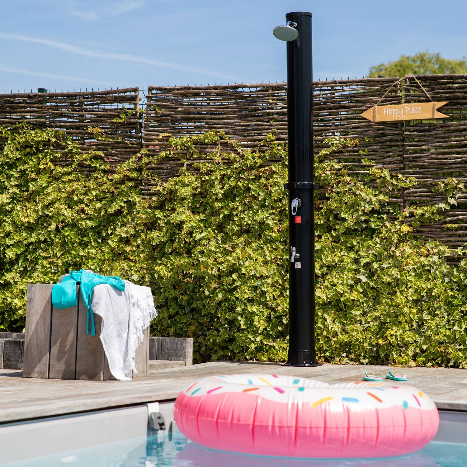 Happy Garden - Douche solaire FIDGI noire 35L - HAPPY GARDEN - Imagen 5