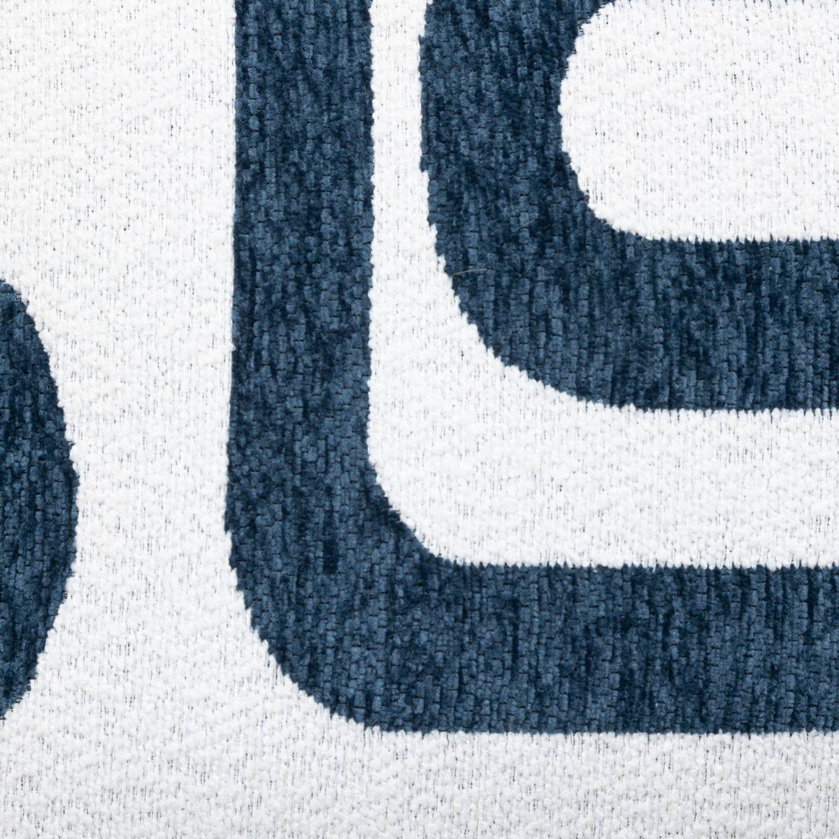 Atmosphera - Coussin jacquard Safina bleu égéen 40x40cm - Atmosphera Créateur d'intérieur - Imagen 4