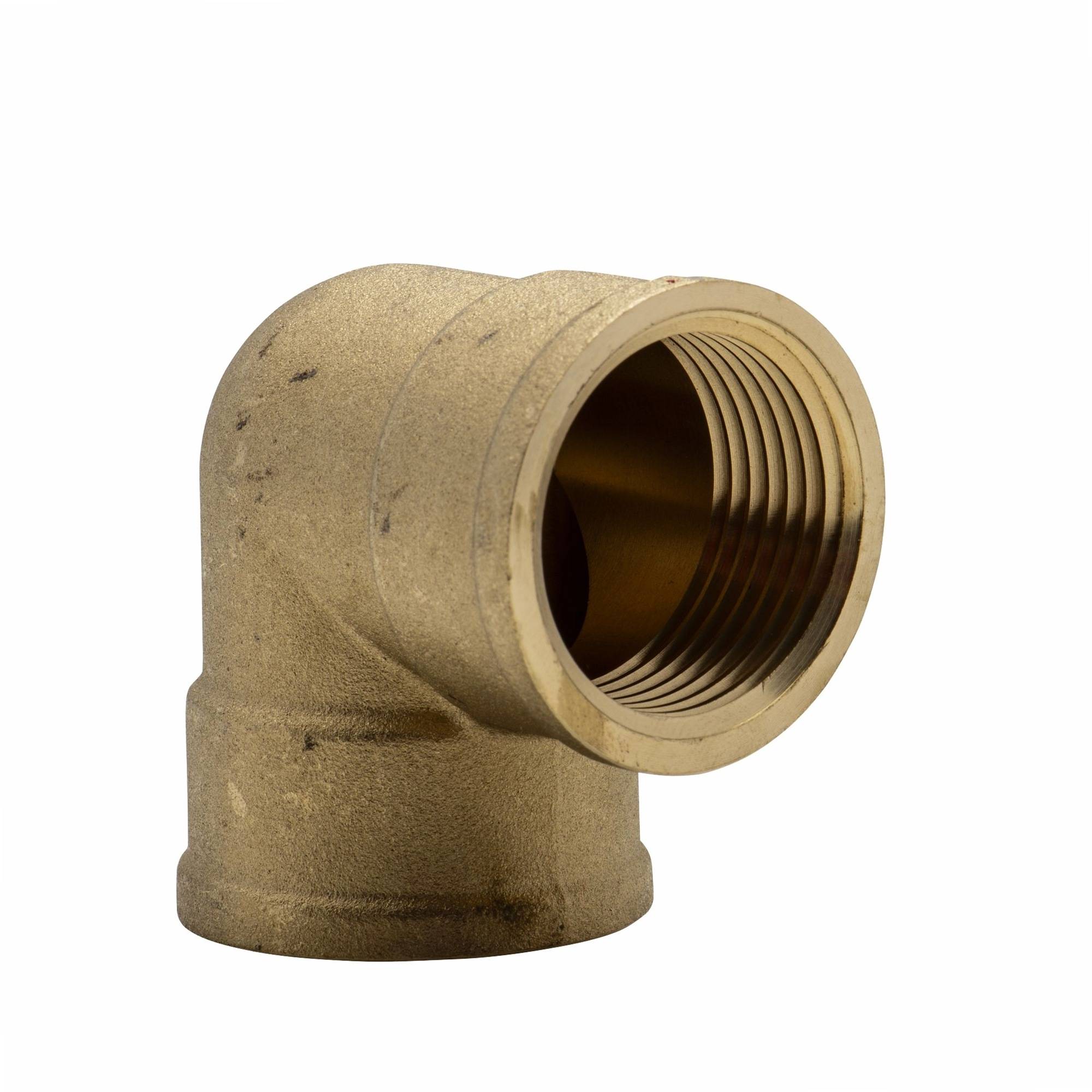 Raccord coude laiton femelle - femelle 1" - Image 6
