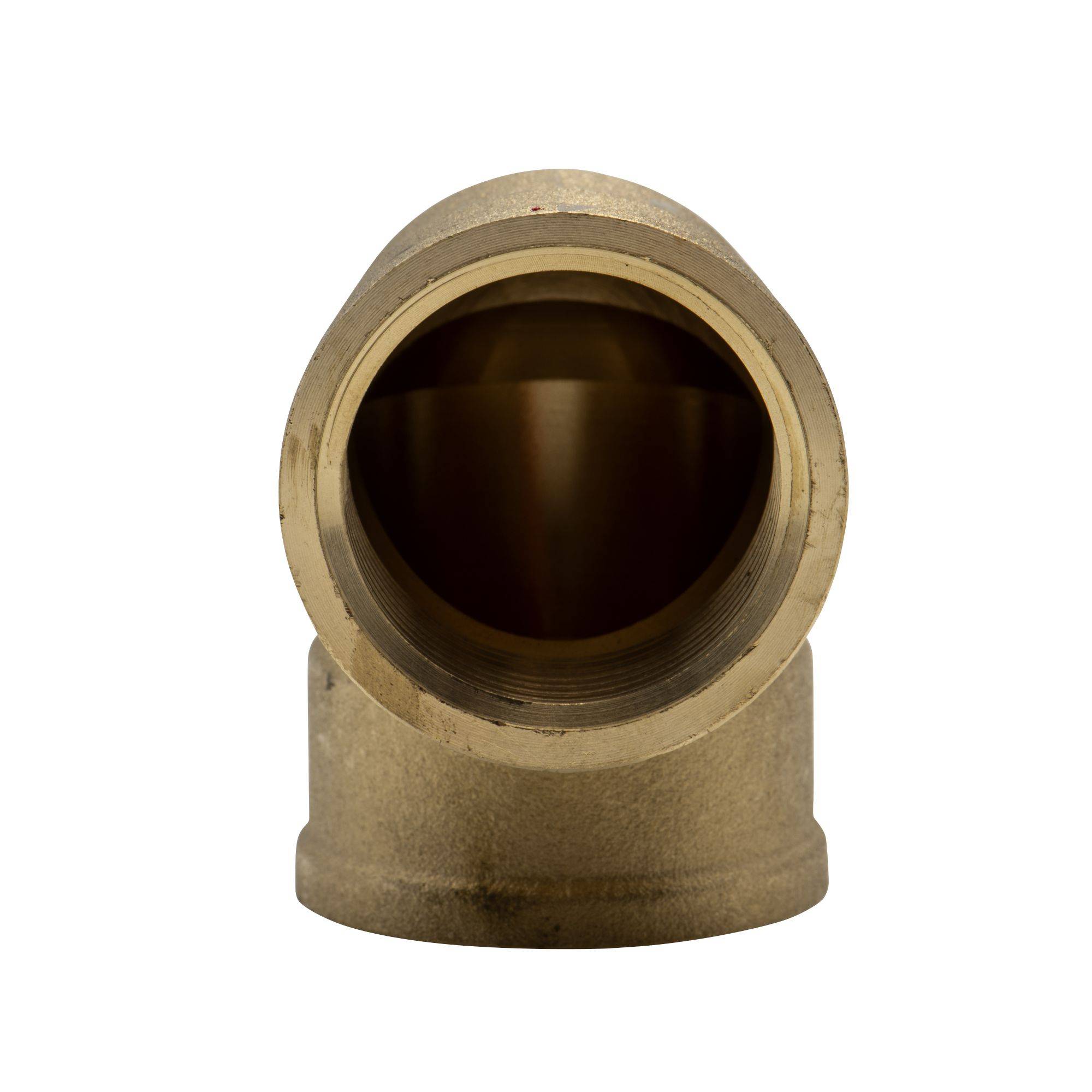 Raccord coude laiton femelle - femelle 1" - Image 2