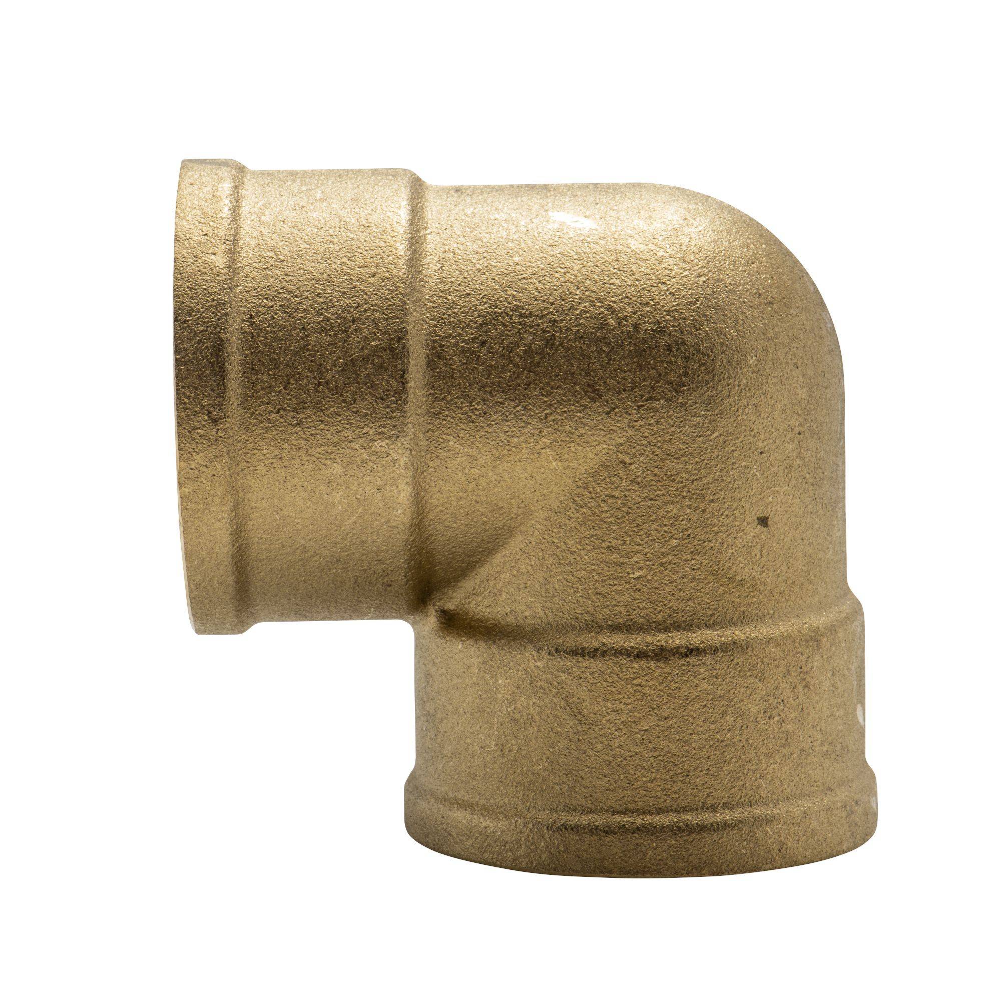 Raccord coude laiton femelle - femelle 1" - Image 3