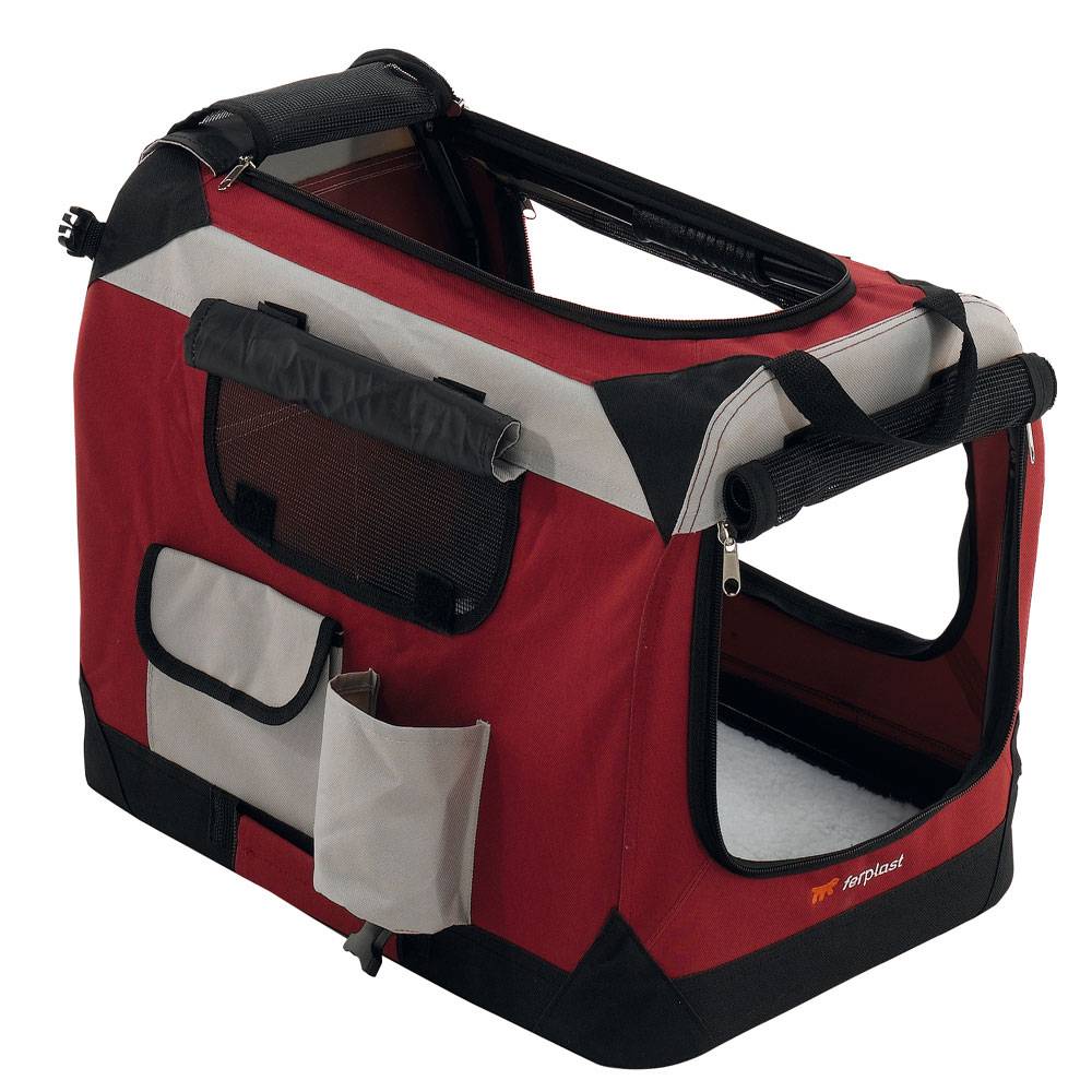 Ferplast - Ferplast Panier de transport pour chiens HOLIDAY 4 Panier de voyage pliable pour chiens de petite moyenne - Imagen 2