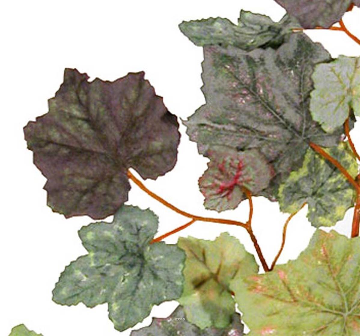 Artificielles - Branche de feuilles de vigne artificielle très couvrante H 63 cm Automne - dimhaut: H 63 cm - couleur: Automne - Imagen 3