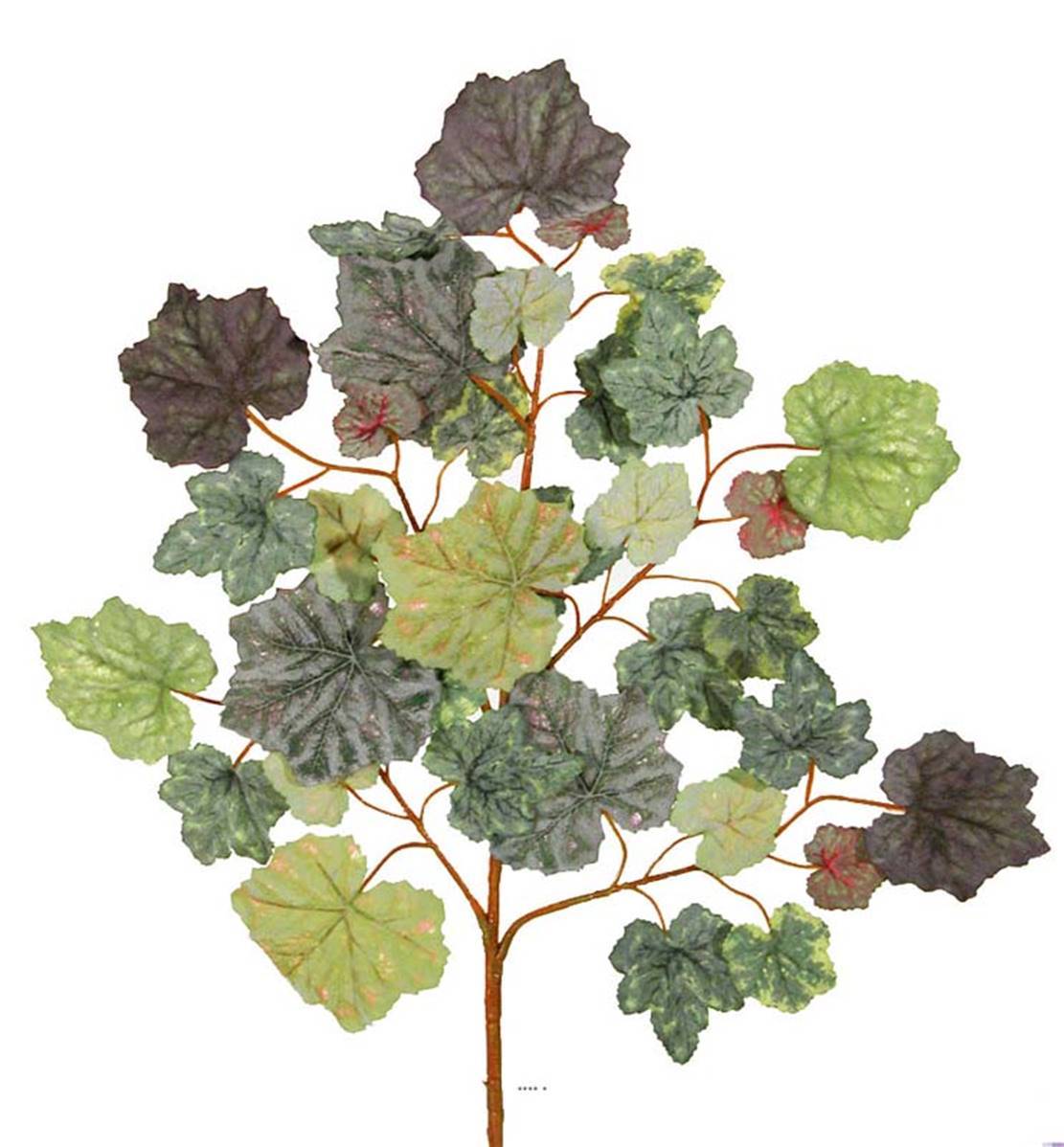 Artificielles - Branche de feuilles de vigne artificielle très couvrante H 63 cm Automne - dimhaut: H 63 cm - couleur: Automne - Imagen 4