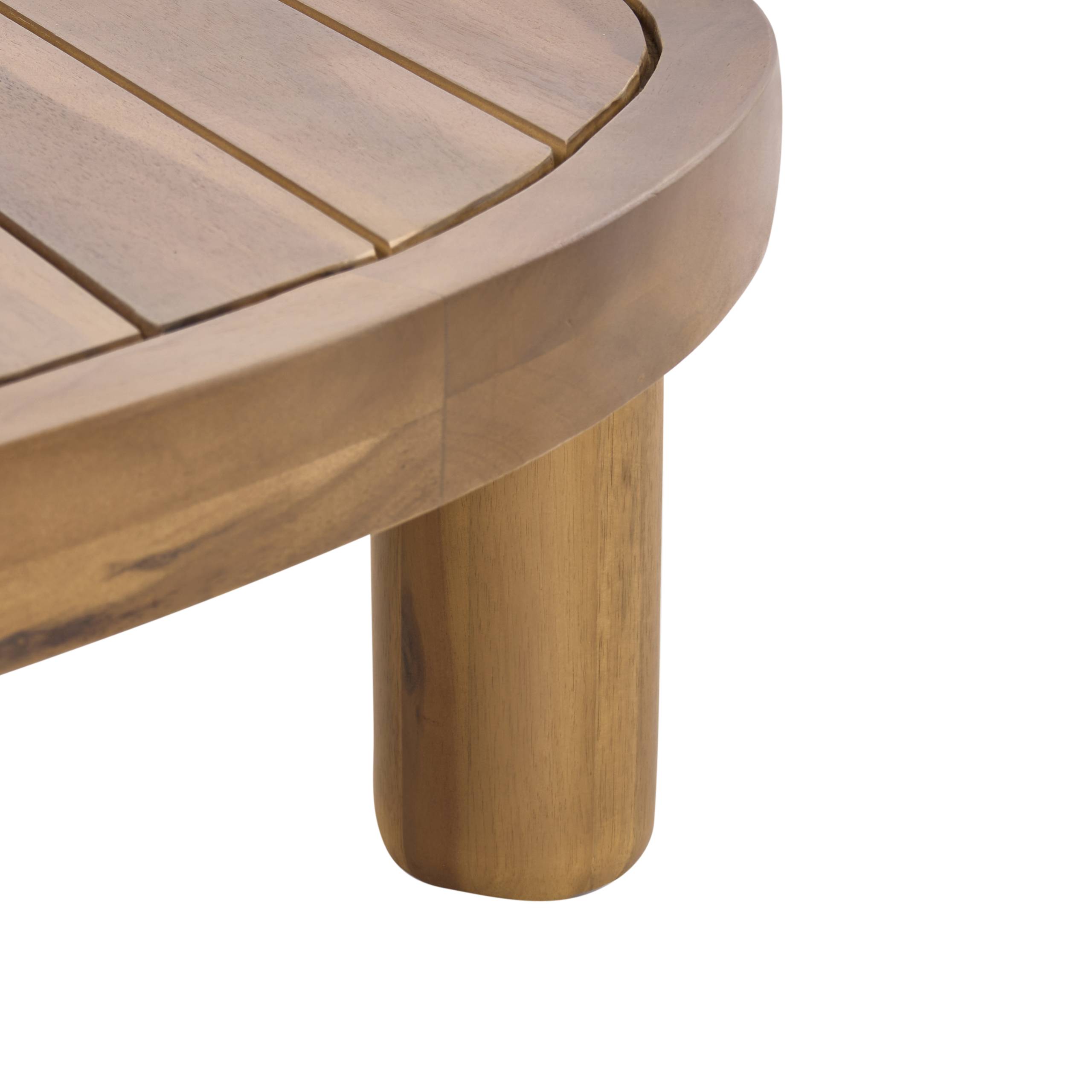 Table basse Acacia Marron clair NUMANA - Beliani - Image 5