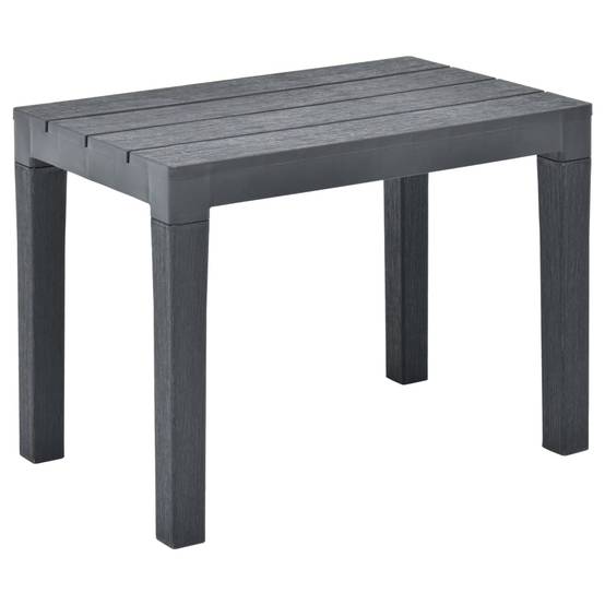 PANGIVO - Bancs de jardin plastique anthracite 60 x 38.5 x 45 cm - PANGIVO - Image 2