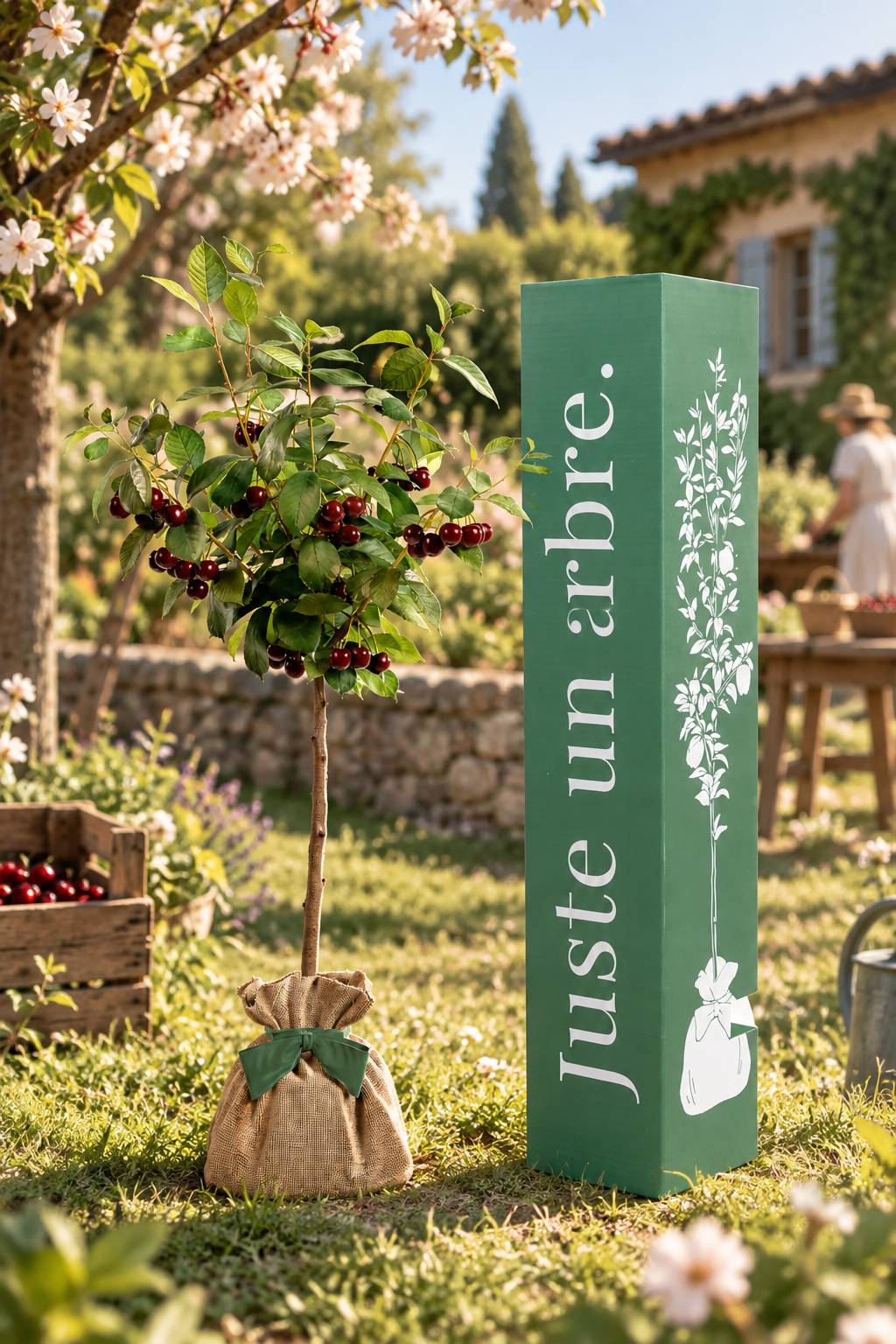 Juste Un Arbre - JUSTE UN ARBRE. – Cerisier Bigarreau | Idée cadeau symbolique pour naissance, mariage, anniversaire – Arbre fruitier généreux et facile à cultiver - Image 2