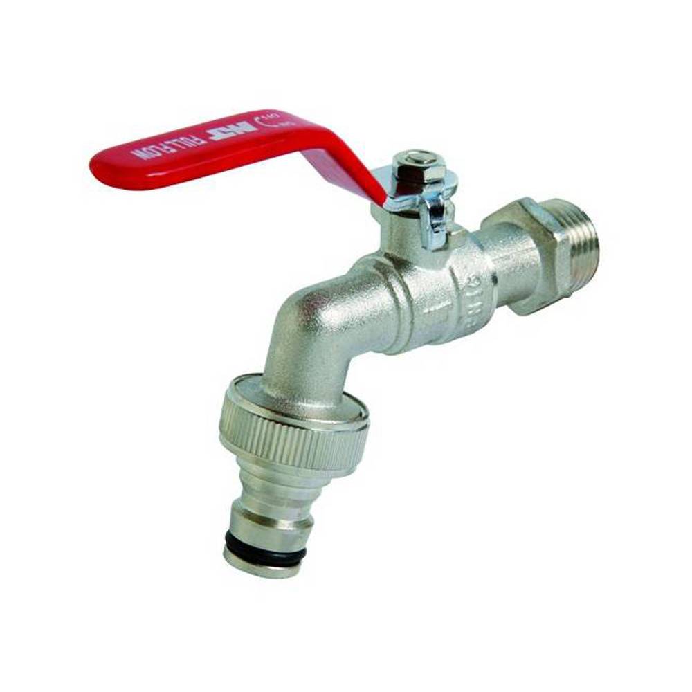 robinet laiton 1/2 par 3/4 pouce
