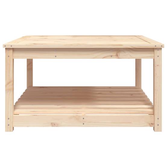 Table de jardin bois massif pin 82,5 x 82,5 x 45 cm, Poids :15.02kg - PANGIVO - Image 6