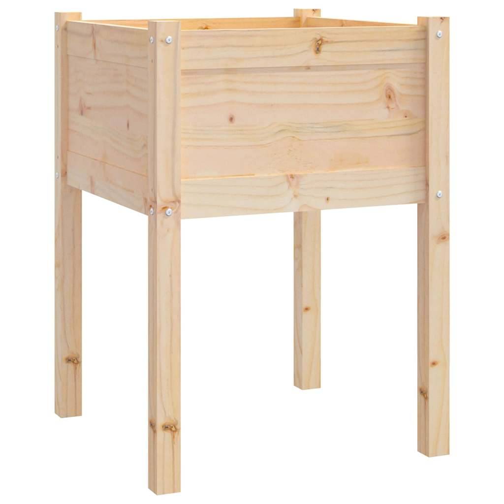 Vidaxl - Jardinières d'extérieur 2 pcs 50x50x70 cm bois de pin massif vidaXL 810800 - Image 5