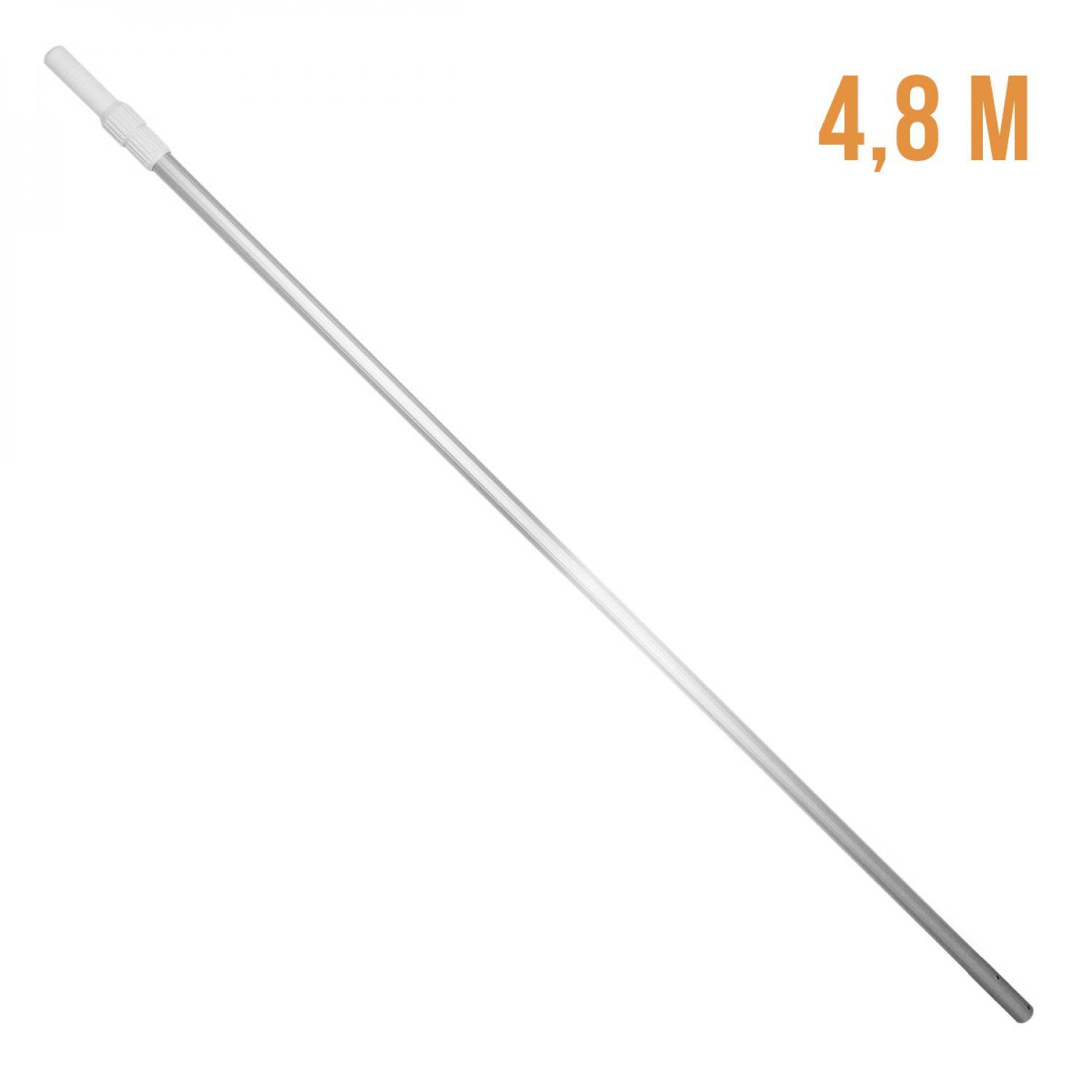 Linxor - Manche télescopique de 2.53 m à 4.80 m en aluminium pour épuisette, balai, brosse etc... - Linxor - Imagen 4