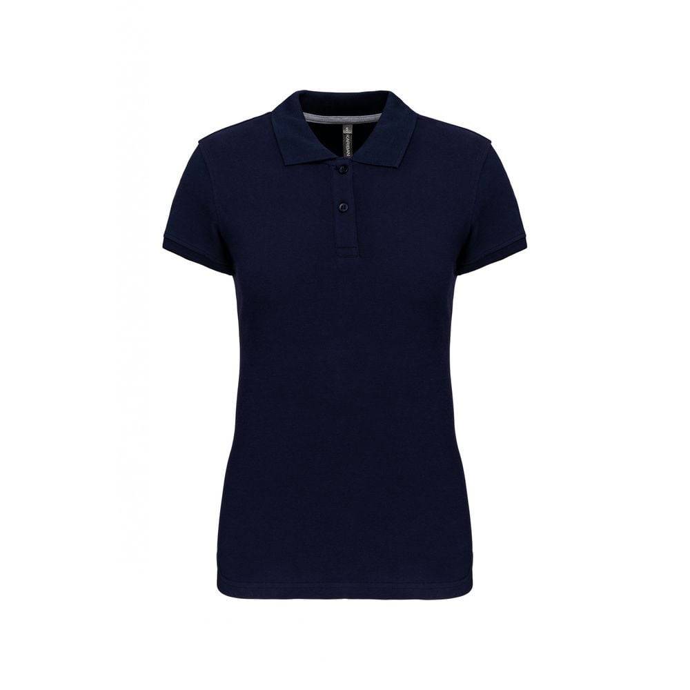 Polo de travail femme Kariban 100% coton Bleu Marine S