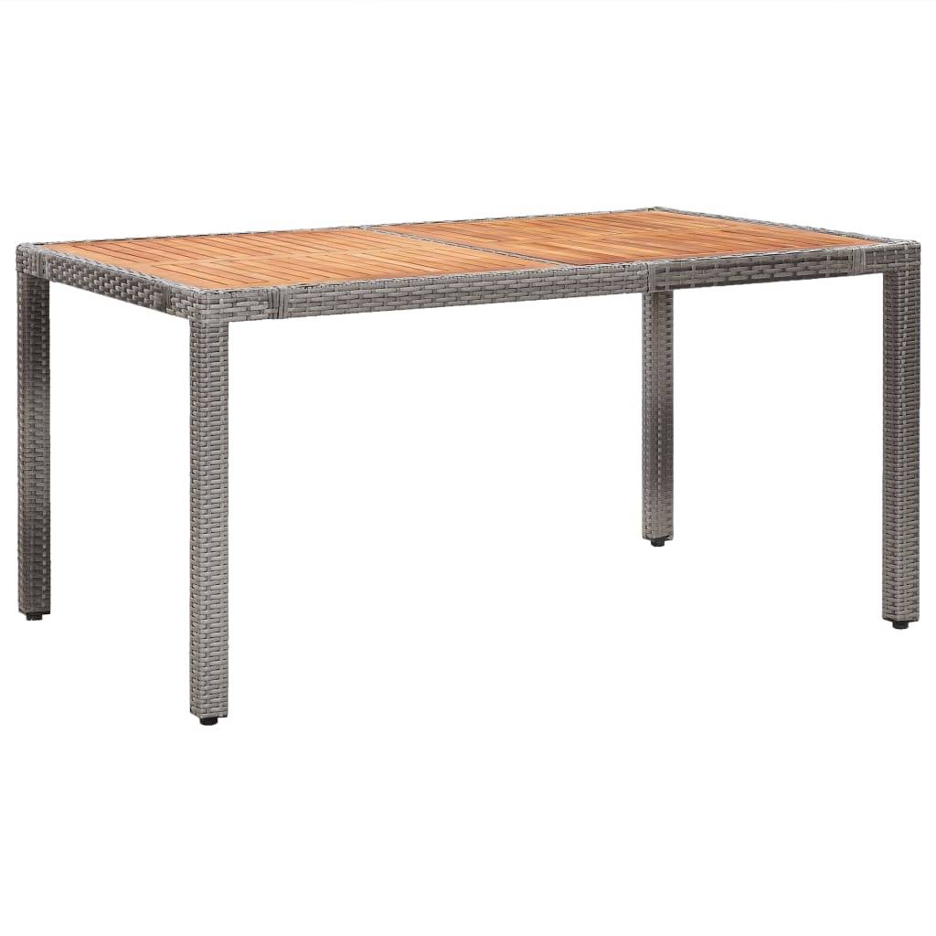 Vidaxl - Salon de jardin 7 pcs avec coussins Résine tressée Gris vidaXL 46039 - Imagen 2