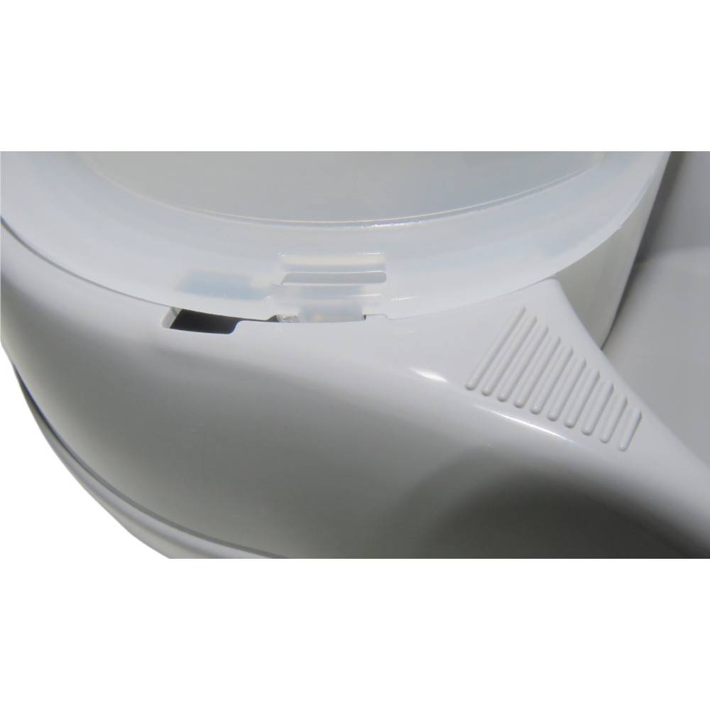 Distributeur d'eau 3.5 litres, gris en plastique, pour chien ou chat - Image 4