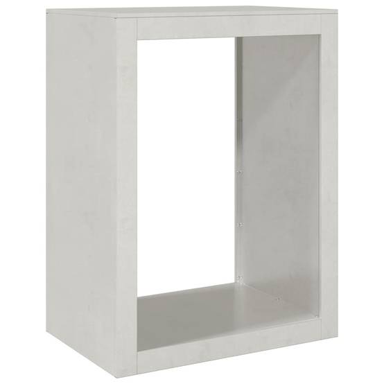 Porte bûches en acier inoxydable pour cheminée intérieur extérieur 80 cm – ComfortXL Outdoor Living - Image 6