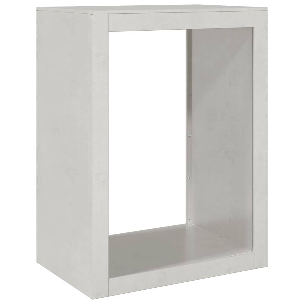 Porte bûches en acier inoxydable pour cheminée intérieur extérieur 80 cm – ComfortXL Outdoor Living - Image 6