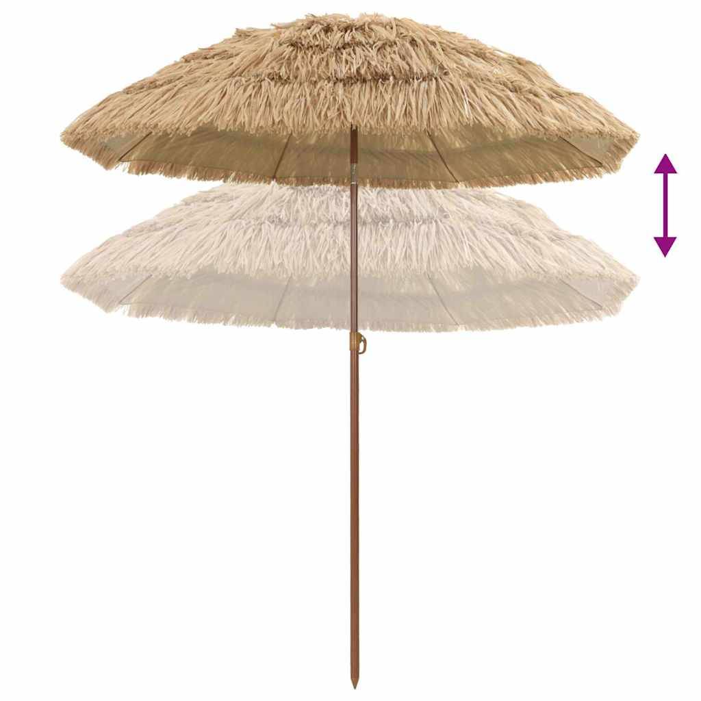 PANGIVO - Parasol de jardin naturel polypropylène polyester 160 x 160 x 196 cm - PANGIVO - Image 5