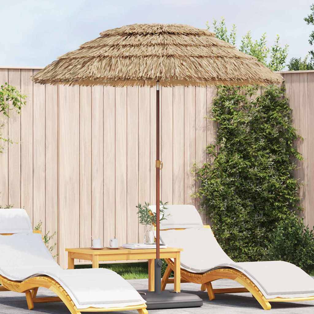 PANGIVO - Parasol de jardin naturel polypropylène polyester 160 x 160 x 196 cm - PANGIVO - Image 1