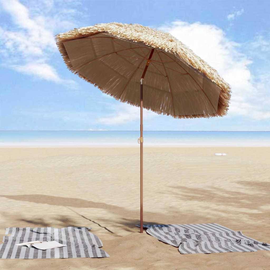 PANGIVO - Parasol de jardin naturel polypropylène polyester 160 x 160 x 196 cm - PANGIVO - Image 3