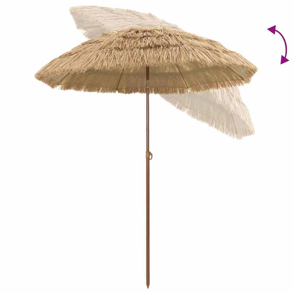 PANGIVO - Parasol de jardin naturel polypropylène polyester 160 x 160 x 196 cm - PANGIVO - Image 6