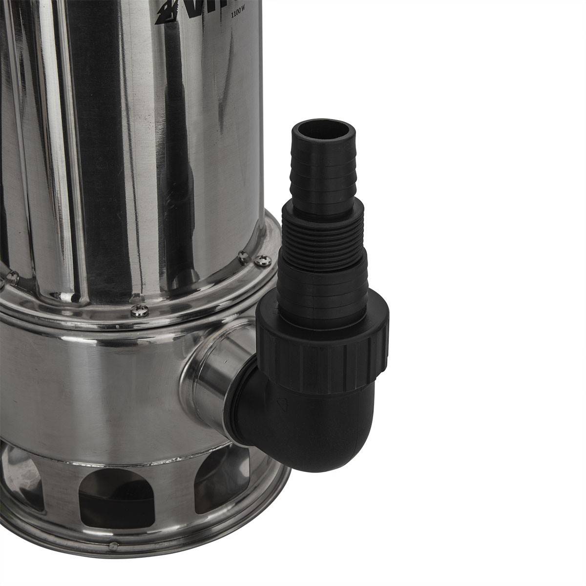 Pompe de relevage Eaux usées 1100W Corps INOX Pompe immergée Egouts Caves VITO - Imagen 4