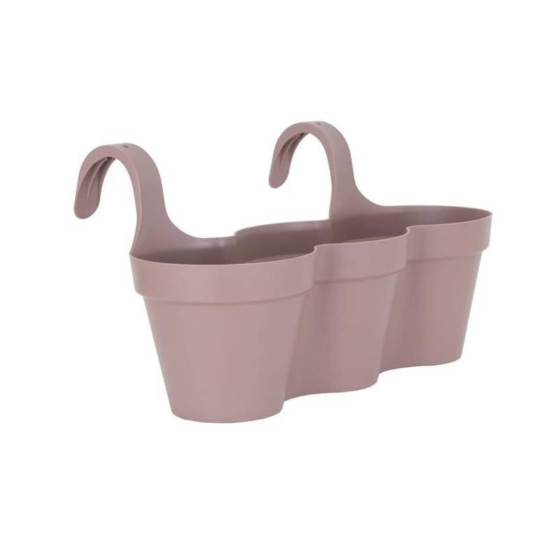 Artevasi Pot De Fleurs Pour Balcon Capri Individ - 30,5 X 54 X H 28 Cm - 11 L - Gris Taupe - Image 1