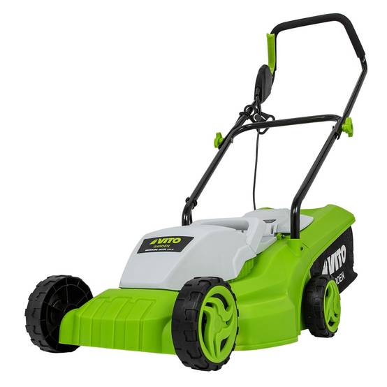 Tondeuse electrique 1200W Surface 300M2 Coupe 32 cm 3 Hauteur de coupe 20-65 mm Bac 30L VITO - Image 1