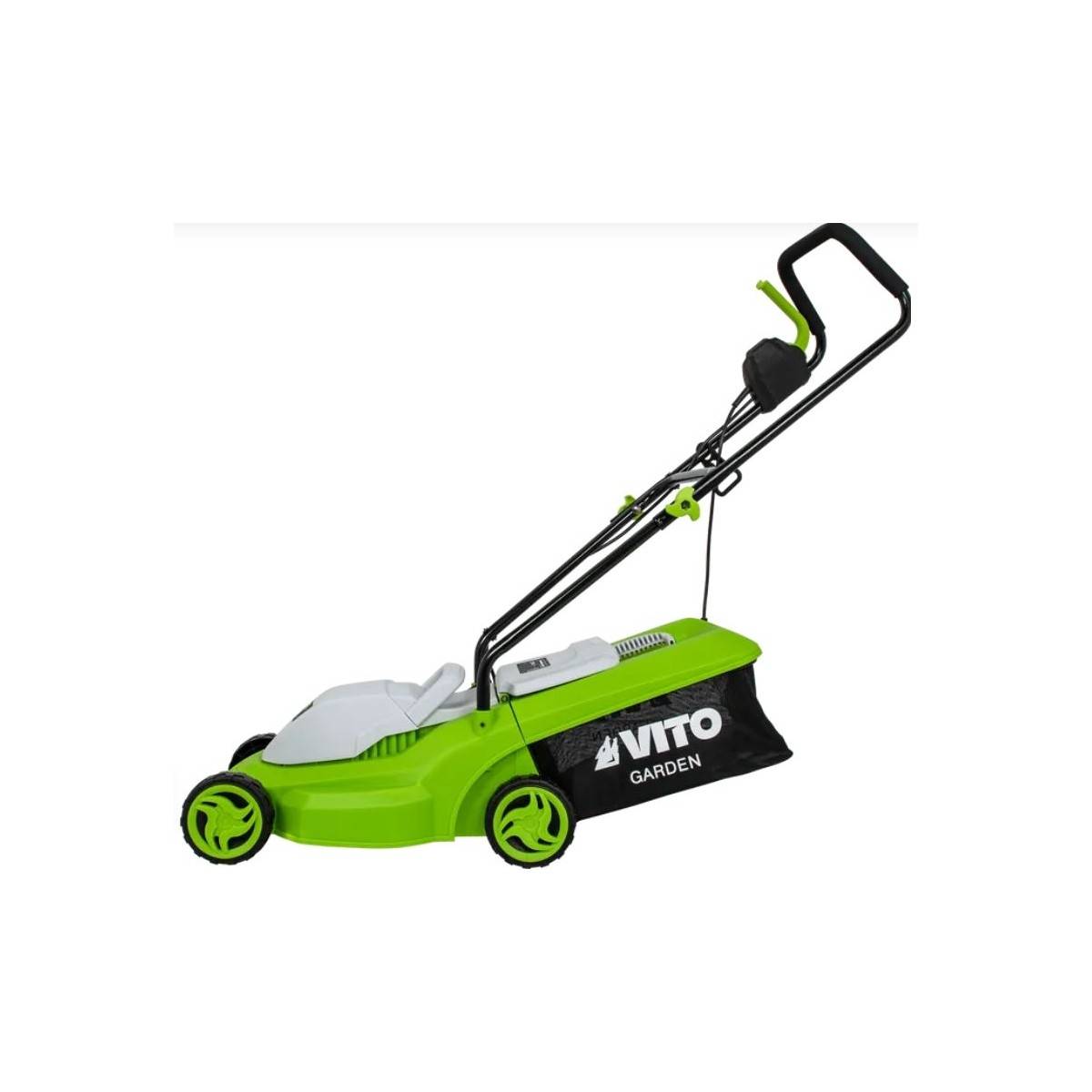 Tondeuse electrique 1200W Surface 300M2 Coupe 32 cm 3 Hauteur de coupe 20-65 mm Bac 30L VITO - Image 5