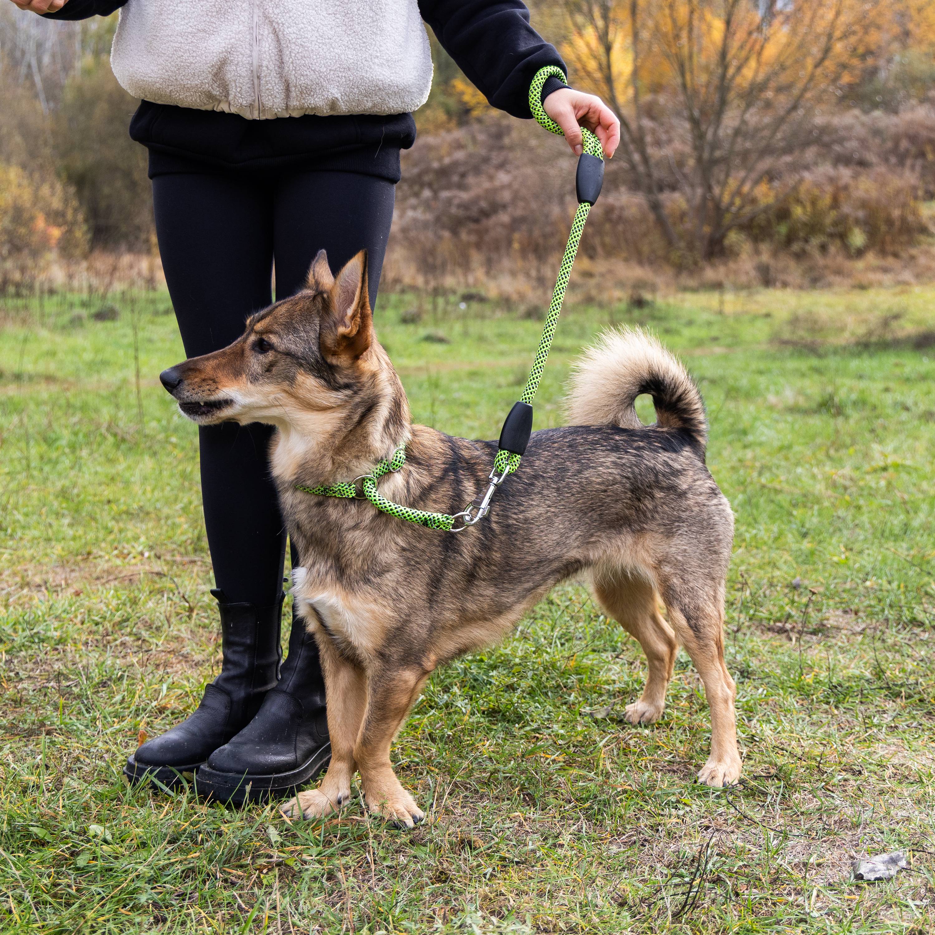 Ferplast - Ferplast Collier semi etrangleur Chiens SPORT REFLEX, Collier Chien, Collier dressage ajustable avec Anneaux Réglables, Collier en Cordon en nylon - Imagen 3