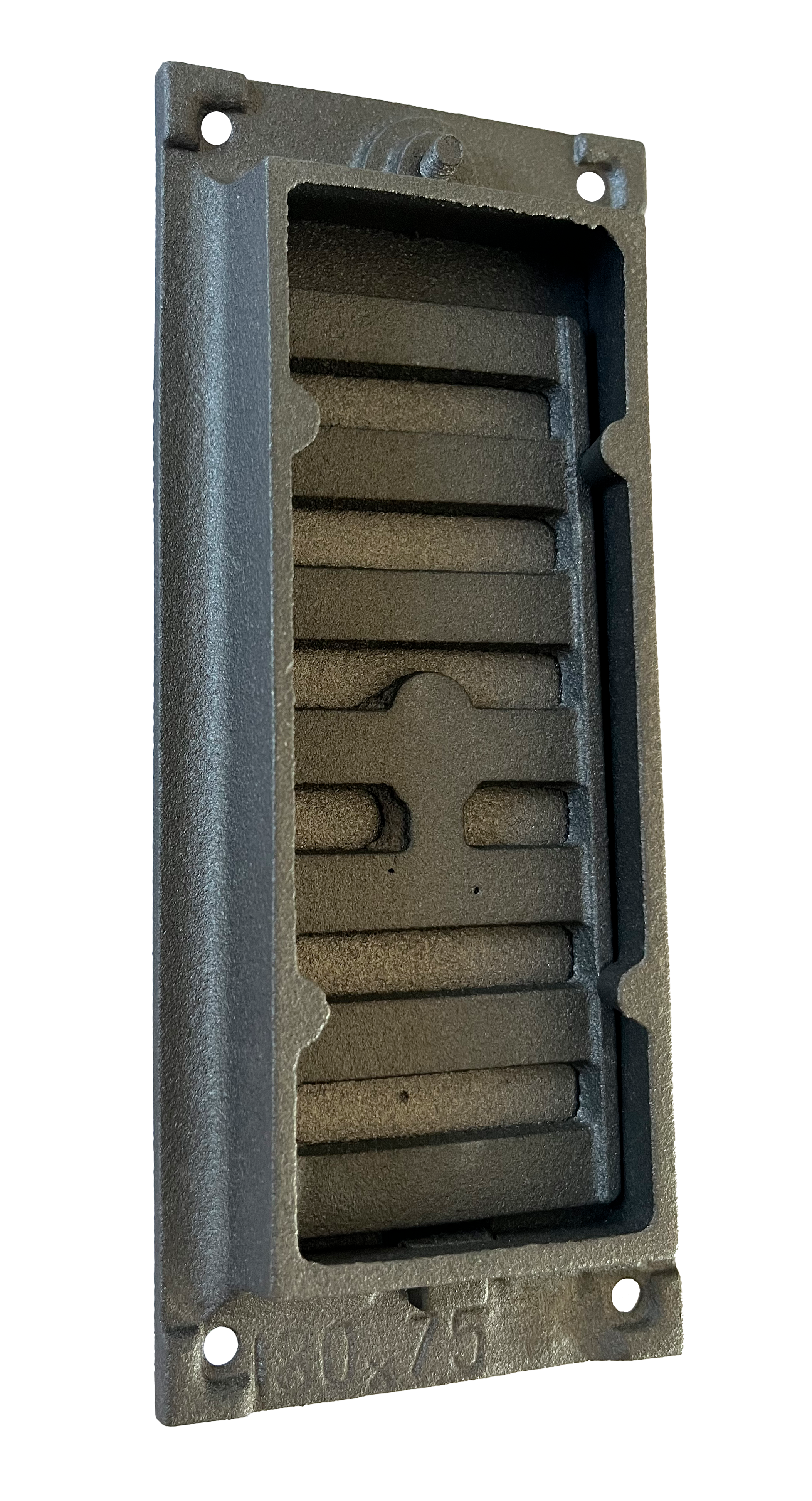 Grille d'arrivée d'air coulissante en fonte 18 cm X 7.5 cm, Dommartin - Imagen 4