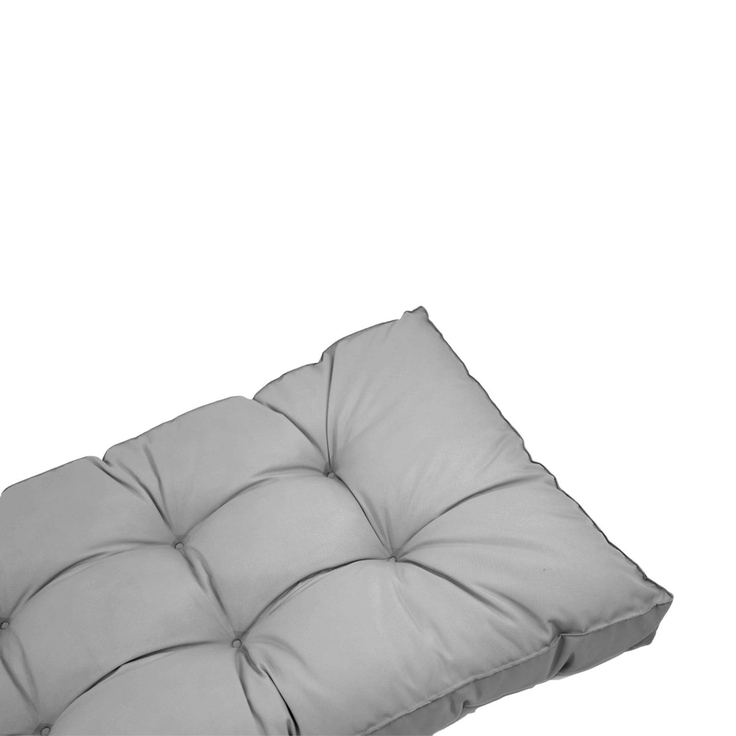 Coussins pour salon de jardin capitonné 100x50cm gris galet - Déco arts - Image 7