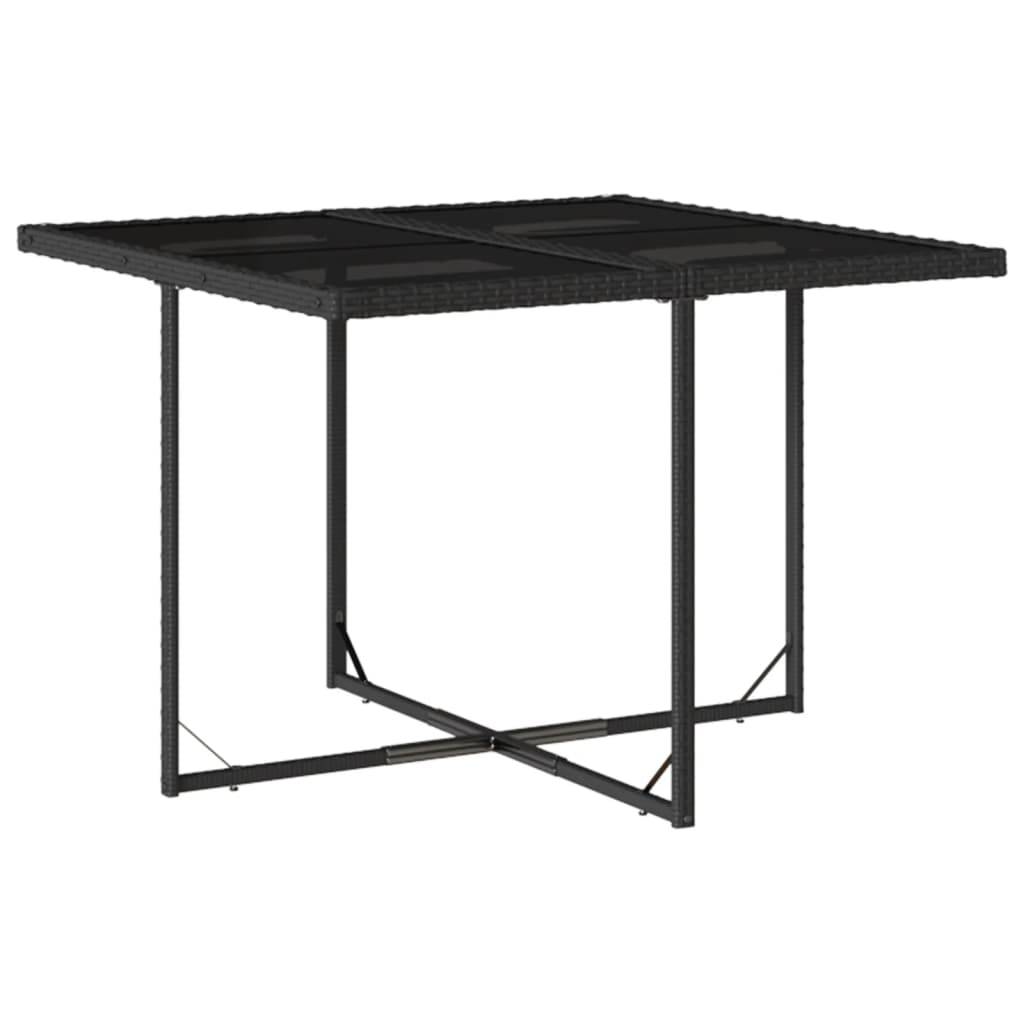 ComfortXL - Salon de Jardin Encastrable 4 Personnes Noir, Ensemble en Résine Tressée avec Coussins Noirs – ComfortXL Outdoor Living - Image 4