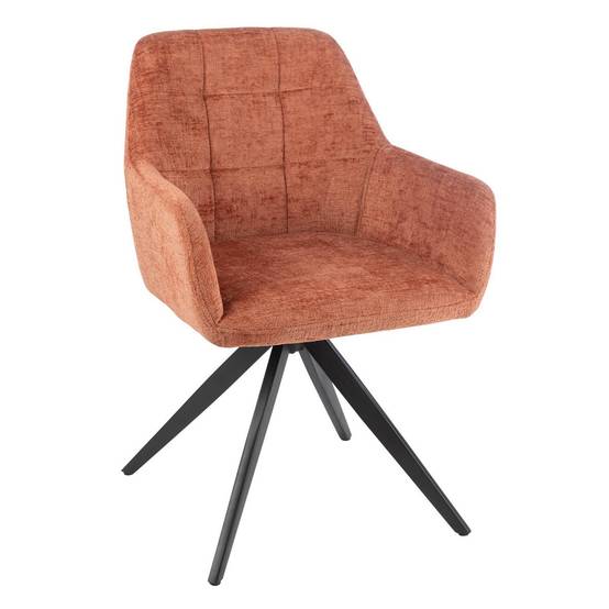 Chaise Design "Louna" 85cm Pêche - Image 1