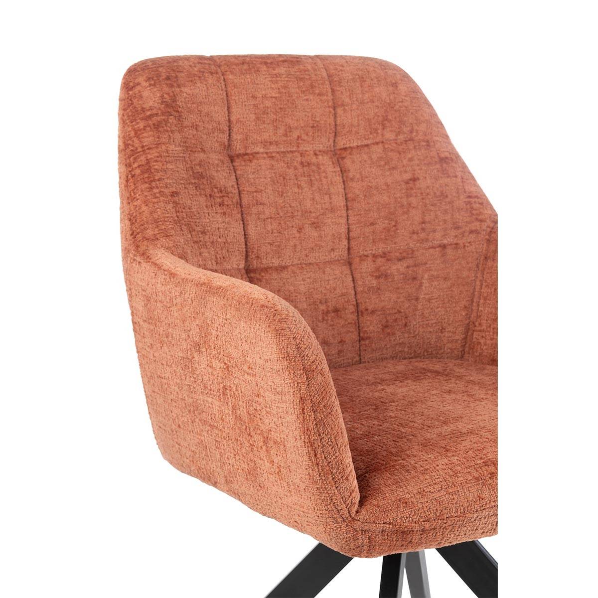 Chaise Design "Louna" 85cm Pêche - Image 7