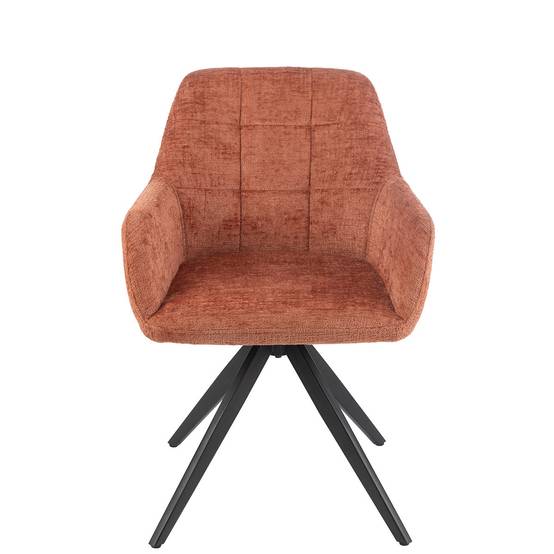 Chaise Design "Louna" 85cm Pêche - Image 2