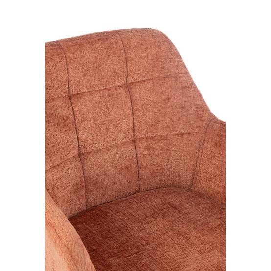 Chaise Design "Louna" 85cm Pêche - Image 5