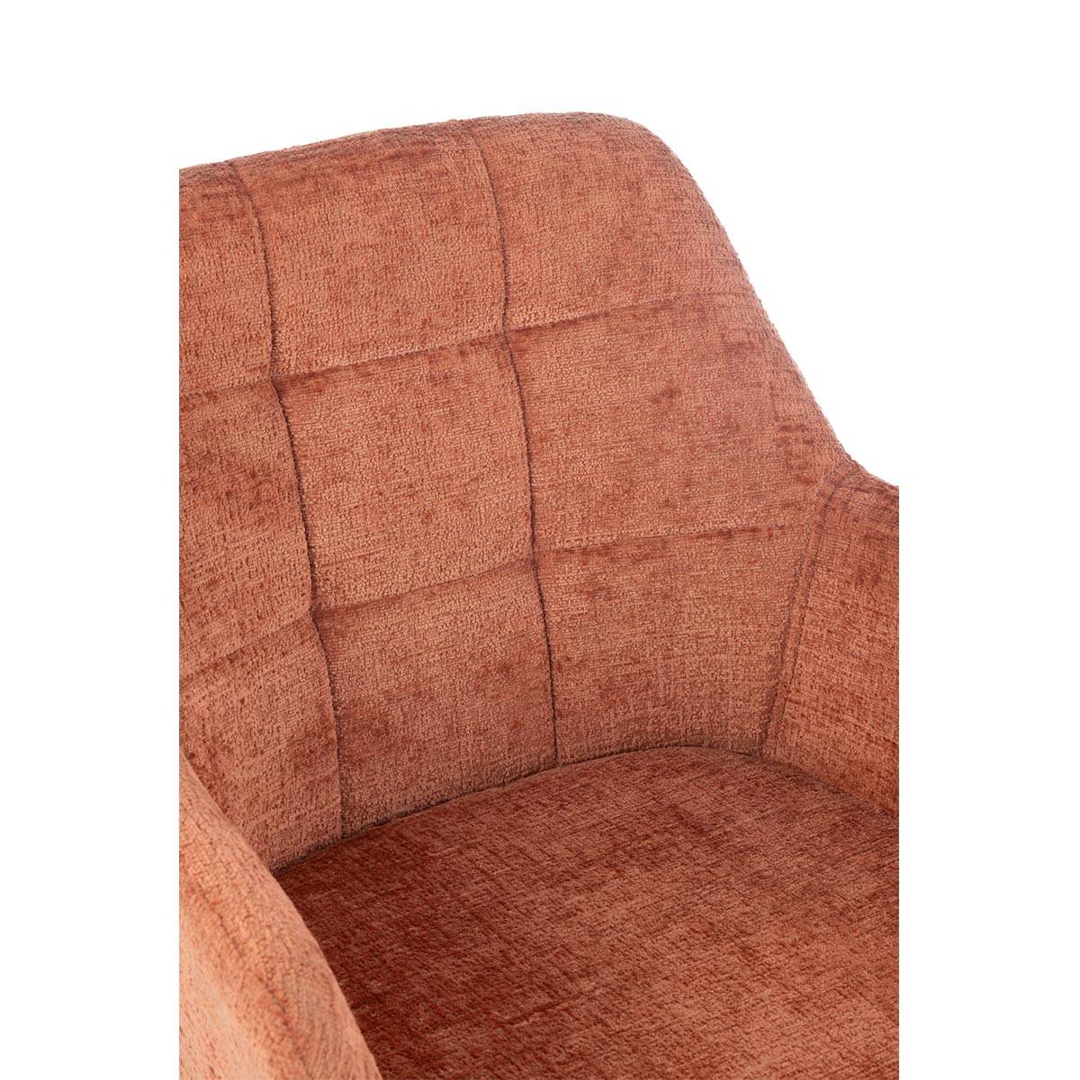 Chaise Design "Louna" 85cm Pêche - Image 5