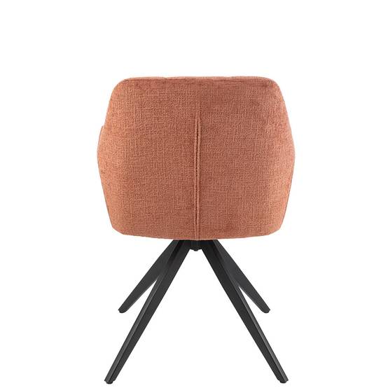Chaise Design "Louna" 85cm Pêche - Image 4