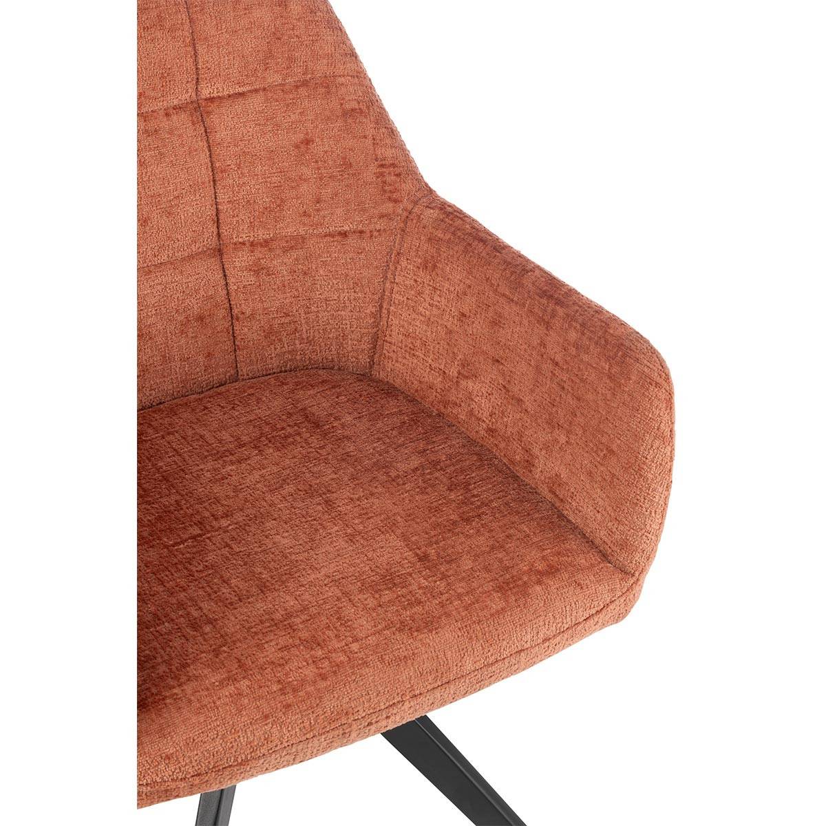 Chaise Design "Louna" 85cm Pêche - Image 6