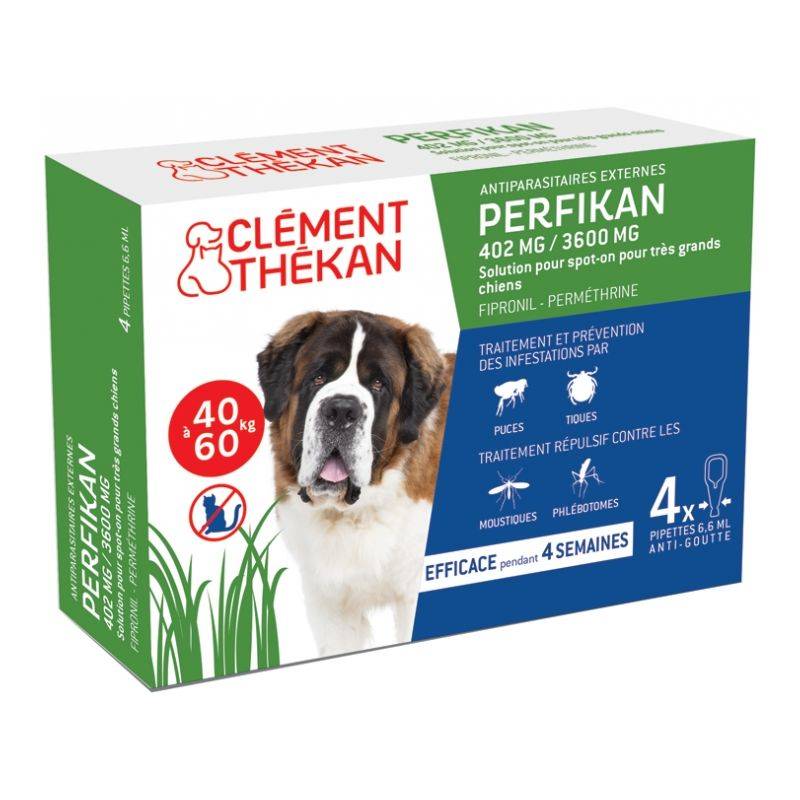 PERFIKAN CHIEN 40-60 KG - CLEMENT THEKAN 4 pipettes
