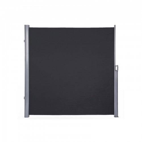Helloshop26 - Store latéral pour balcon terrasse brise vue pare soleil gris foncé 200 x 300 gris foncé - Imagen 2